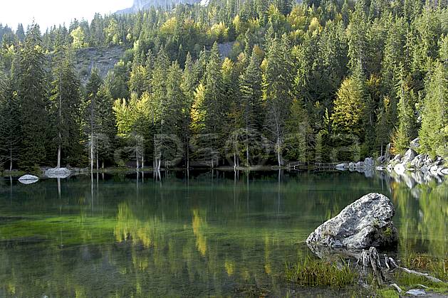 aa063411GE plateau d'assy, lac vert, haute-savoie, Europe, EEC, pond, forest, lake, middle mountain, landscape, Annecy 2018 (France ).