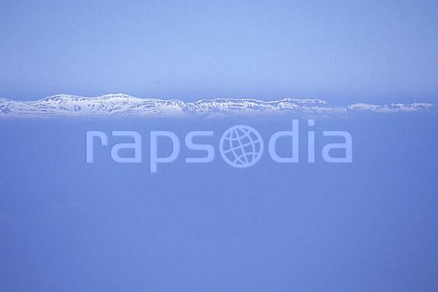 aa0918-25LE : Jura vu depuis les Alpes, Alpes. Europe, CEE, brouillard, ciel bleu, évasion, espace, pureté, C02, C01 moyenne montagne, paysage, textures et fonds (France).