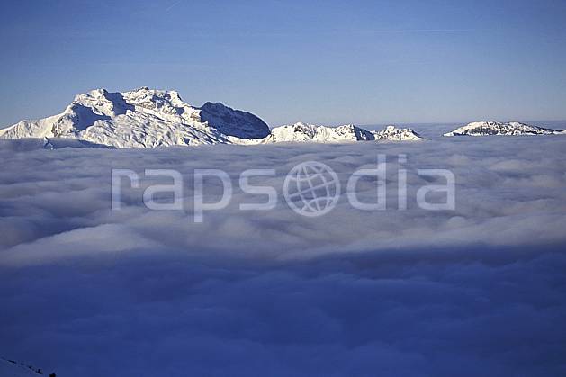 aa1092-04LE : Tournette, Haute-Savoie, Alpes. Europe, CEE, ciel bleu, espace, mer de nuages, pureté, C02, C01 moyenne montagne, nuage, paysage, Annecy 2018 (France).