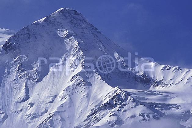 ba0963-03LE : Aiguille du Goûter, Massif du Mont Blanc, Haute-Savoie, Alpes. Europe, CEE, ciel bleu, falaise, C02, C01 haute montagne, paysage, Annecy 2018 (France).