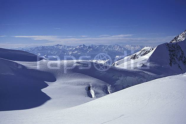ba1112-07LE : Mont Rose, Alpes. Europe, poudreuse, C02, C01 haute montagne, paysage (Suisse).