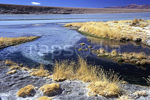 ea1225-08LE : Sud Lipez. Amérique du sud, Amérique Latine, Amérique, ciel bleu, évasion, espace, laguna, lagune, pureté, C02, C01 lac, paysage, voyage aventure (Bolivie).