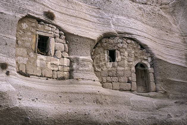 ee2644-06LE : Anatolie Centrale, Cappadoce. Europe, ruine, C02, C01 environnement, habitation, patrimoine, voyage aventure (Turquie).