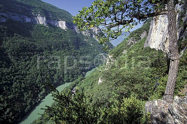 fc2224-02LE royalty free val de fier, haute-savoie, Europe, EEC, tree, forest, middle mountain, landscape, river, Annecy 2018 (France).